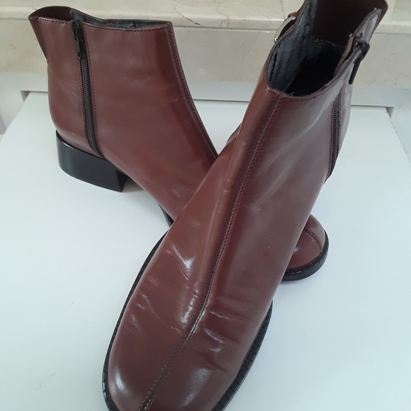 Unisa Shoes - Unisa Cognac Brown Ankle Boots